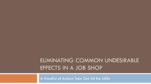 Eliminating Common UDEs Graphic